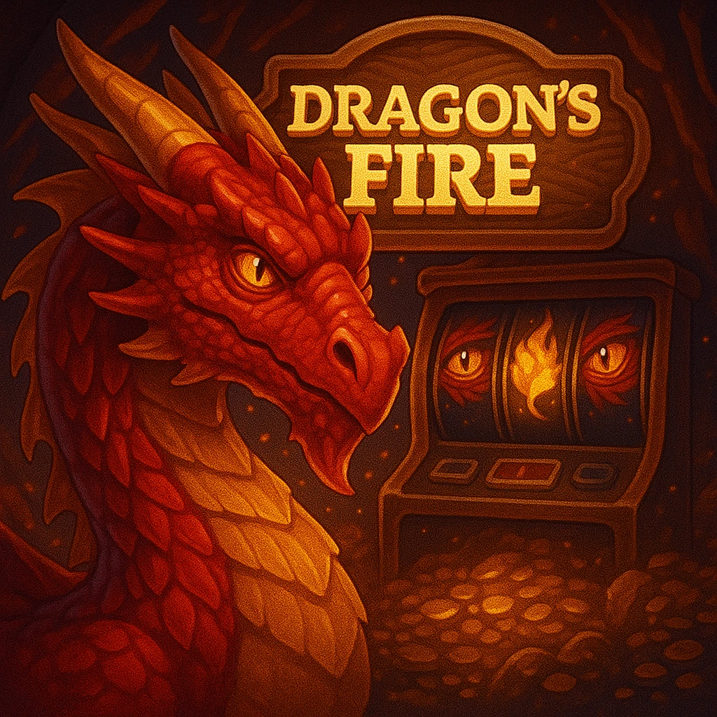 Dragon's Fire slot game with flame effects