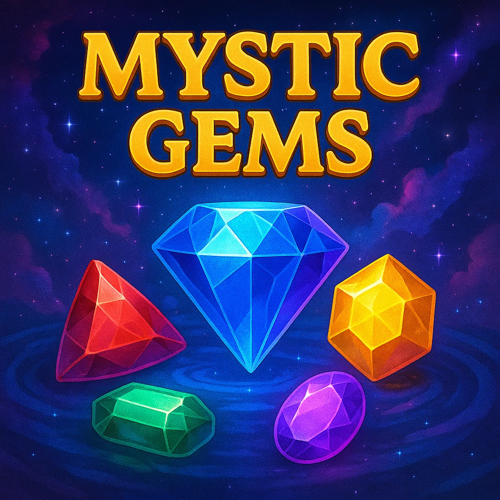 Mystic Gems jewel themed slot game